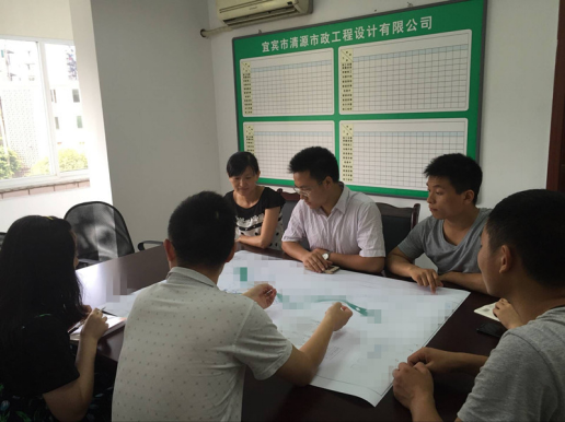 積極進(jìn)步，設(shè)計(jì)公司組織新員工學(xué)習(xí)掌握全市供水概況