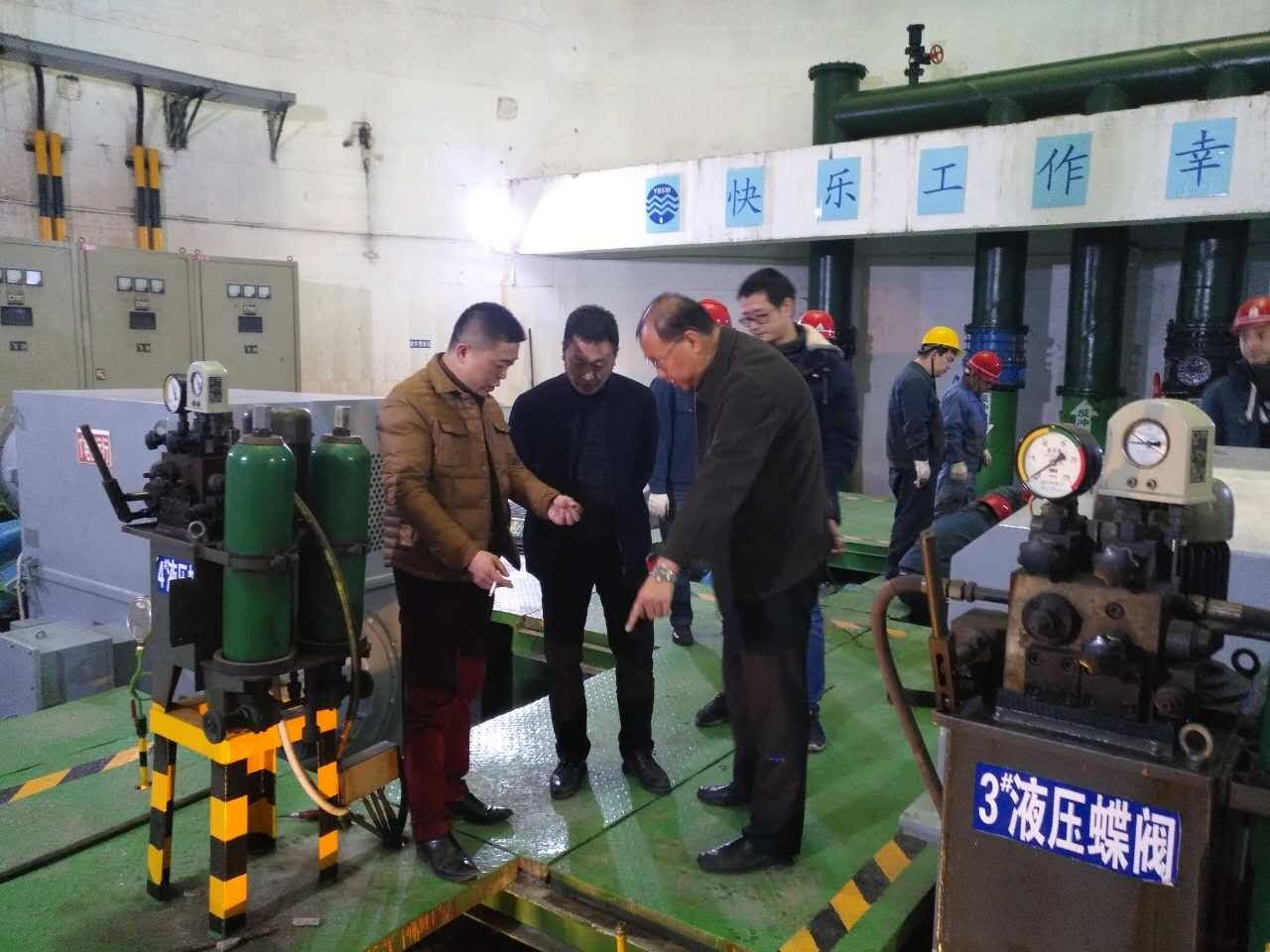 四水廠(chǎng)機(jī)修組完成取水3號(hào)保壓蝶閥更換